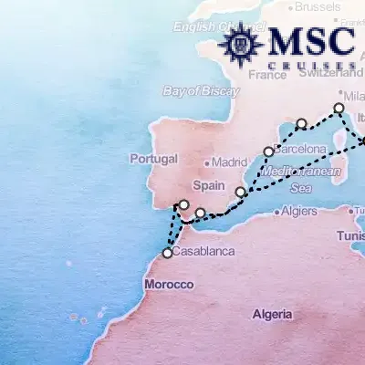 December 15th, 2026  - Mediterranean Cruise on the MSC Magnifica