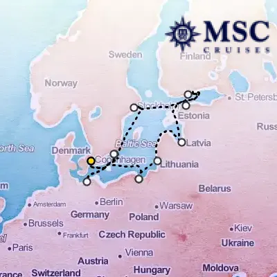 May 25th, 2026  - Northern Europe Cruise on the MSC Magnifica