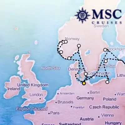 June 7th, 2026  - Northern Europe Cruise on the MSC Magnifica