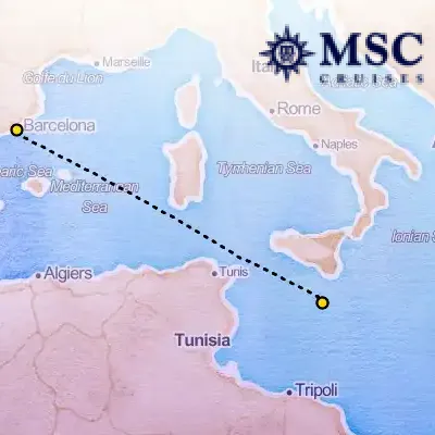 October 2nd, 2025  - Mediterranean Cruise on the MSC Magnifica