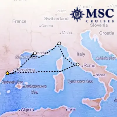 October 31st, 2026  - Mediterranean Cruise on the MSC Magnifica