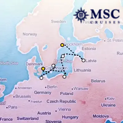 June 5th, 2026  - Northern Europe Cruise on the MSC Magnifica