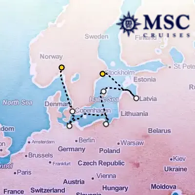 July 3rd, 2026  - Northern Europe Cruise on the MSC Magnifica