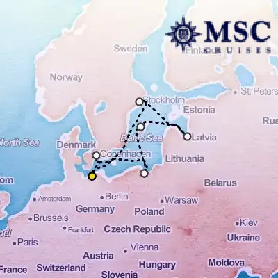 July 5th, 2026  - Northern Europe Cruise on the MSC Magnifica