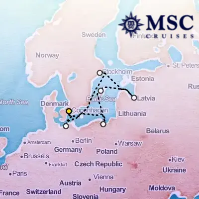 July 4th, 2026  - Northern Europe Cruise on the MSC Magnifica