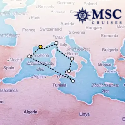 August 17th, 2025  - Mediterranean Cruise on the MSC Magnifica