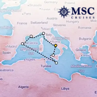 September 9th, 2025  - Mediterranean Cruise on the MSC Magnifica