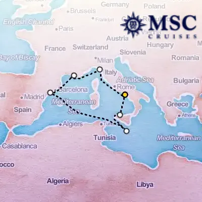 September 16th, 2025  - Mediterranean Cruise on the MSC Magnifica