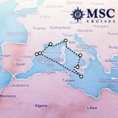 September 20th, 2025  - Mediterranean Cruise on the MSC Magnifica
