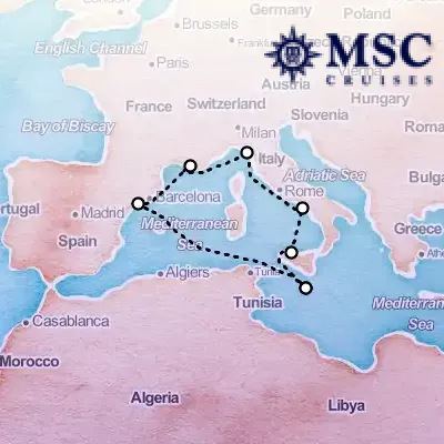 September 18th, 2025  - Mediterranean Cruise on the MSC Magnifica