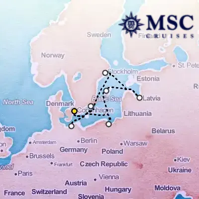 June 5th, 2026  - Northern Europe Cruise on the MSC Magnifica