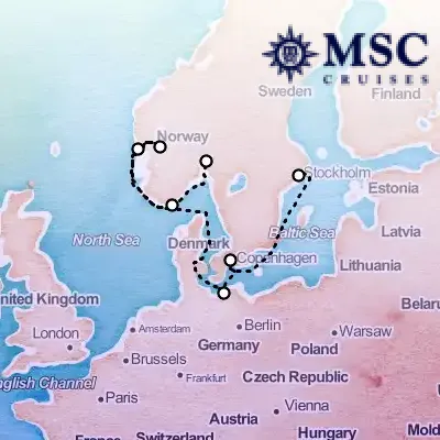 September 3rd, 2026  - Northern Europe Cruise on the MSC Magnifica