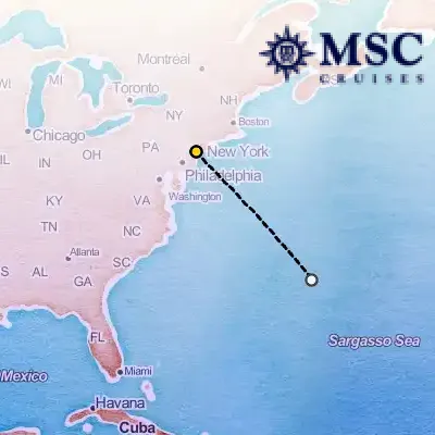 August 24th, 2025  - Bermuda Cruise on the MSC Meraviglia