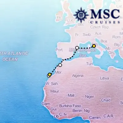 April 13th, 2026  - Canary Islands & Madeira Cruise on the MSC Musica