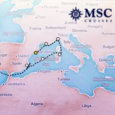 October 28th, 2025  - Mediterranean Cruise on the MSC Musica