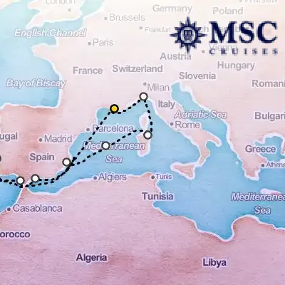 June 3rd, 2026  - Mediterranean Cruise on the MSC Opera