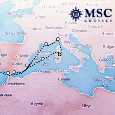 June 1st, 2026  - Mediterranean Cruise on the MSC Opera