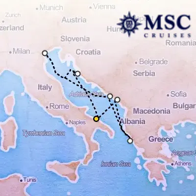 July 11th, 2025  - Mediterranean Cruise on the MSC Opera