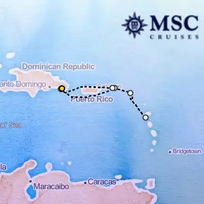 December 7th, 2026  - South Caribbean Cruise on the MSC Opera