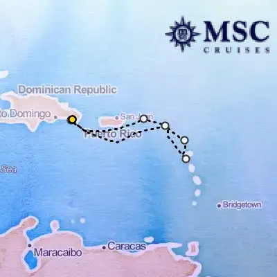 March 29th, 2027  - South Caribbean Cruise on the MSC Opera