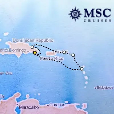 November 23rd, 2026  - South Caribbean Cruise on the MSC Opera