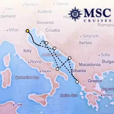 August 17th, 2025  - Mediterranean Cruise on the MSC Opera