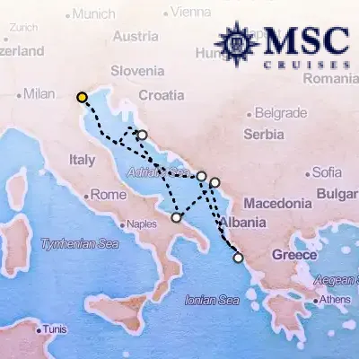 August 24th, 2025  - Mediterranean Cruise on the MSC Opera