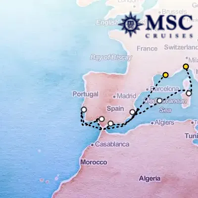 October 1st, 2026  - Mediterranean Cruise on the MSC Opera