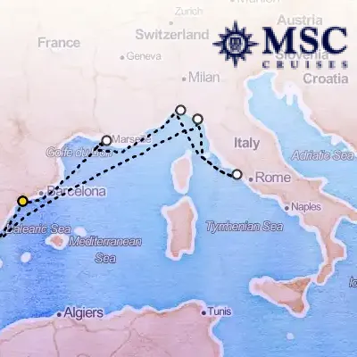 April 23rd, 2027  - Mediterranean Cruise on the MSC Orchestra