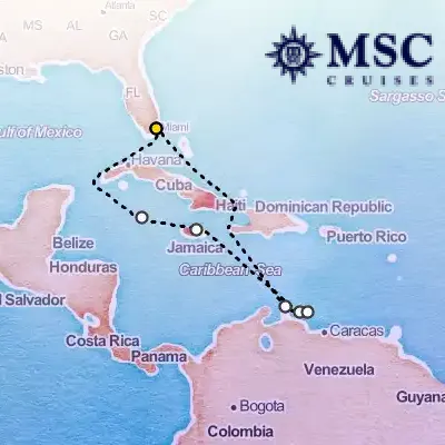 December 13th, 2026  - Caribbean & Antilles Cruise on the MSC Poesia