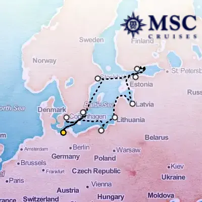 September 7th, 2025  - Northern Europe Cruise on the MSC Poesia