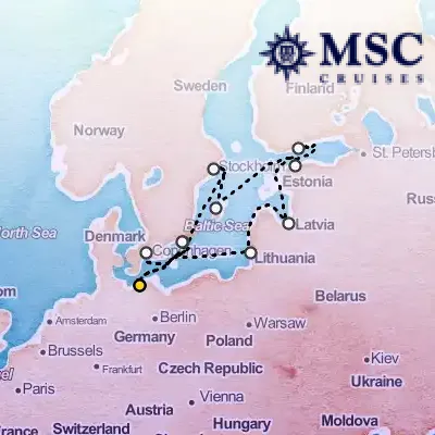 September 25th, 2025  - Northern Europe Cruise on the MSC Poesia
