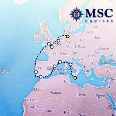 February 8th, 2026  - Northern Europe Cruise on the MSC Poesia