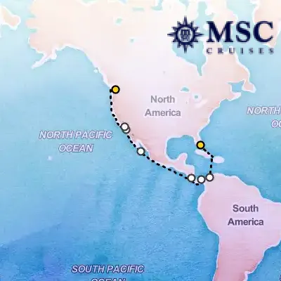 April 23rd, 2026  - Grand Voyages Cruise on the MSC Poesia