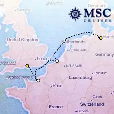 October 12th, 2025  - Northern Europe Cruise on the MSC Poesia