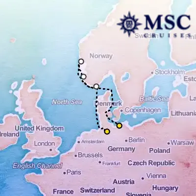 October 6th, 2025  - Northern Europe Cruise on the MSC Poesia