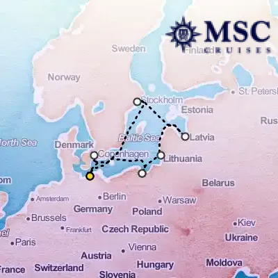 August 10th, 2025  - Northern Europe Cruise on the MSC Poesia