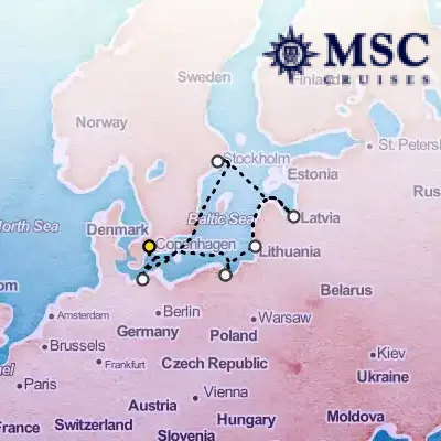 August 30th, 2025  - Northern Europe Cruise on the MSC Poesia
