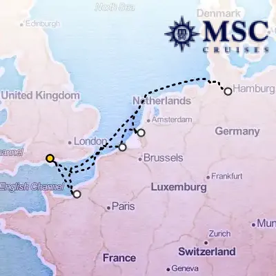 November 14th, 2025  - Northern Europe Cruise on the MSC Poesia