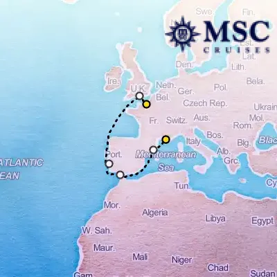 February 12th, 2026  - Northern Europe Cruise on the MSC Poesia