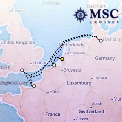 January 13th, 2026  - Northern Europe Cruise on the MSC Poesia