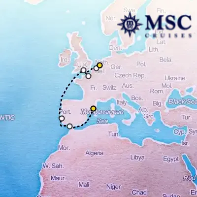 February 10th, 2026  - Northern Europe Cruise on the MSC Poesia