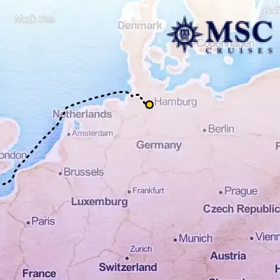 October 5th, 2025  - MSC Grand Voyages on the MSC Preziosa