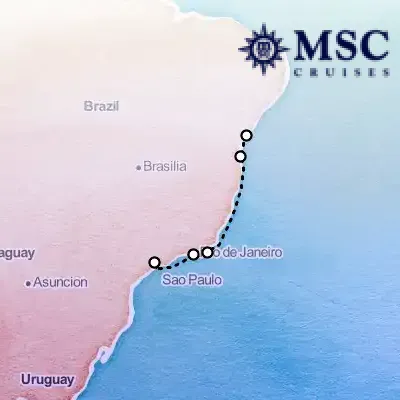 October 21st, 2025  - Grand Voyage on the MSC Preziosa
