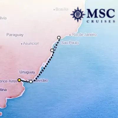 February 12th, 2026  - South America Cruise on the MSC Preziosa