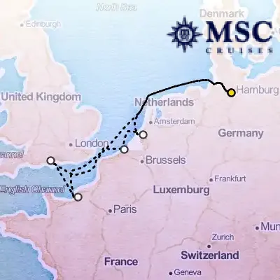 December 6th, 2026  - Northern Europe Cruise on the MSC Preziosa