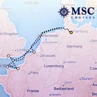 December 13th, 2026  - Northern Europe Cruise on the MSC Preziosa