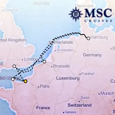 December 10th, 2026  - Northern Europe Cruise on the MSC Preziosa