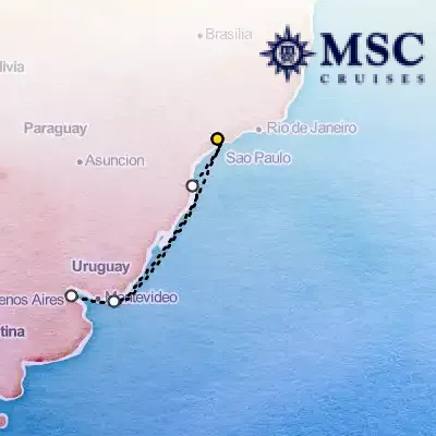 February 1st, 2026  - South America Cruise on the MSC Preziosa