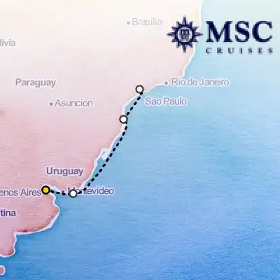 January 21st, 2026  - South America Cruise on the MSC Preziosa